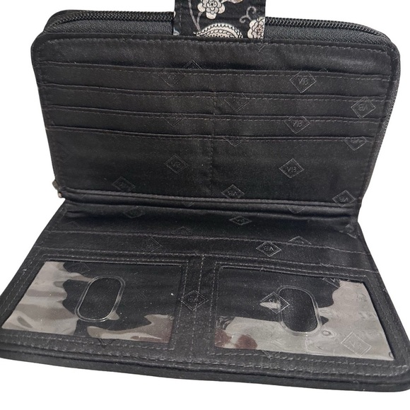 Vera Bradley Turn-Lock Large Wallet, RFID Protection, Holland Garden, Floral EUC - Picture 4 of 13